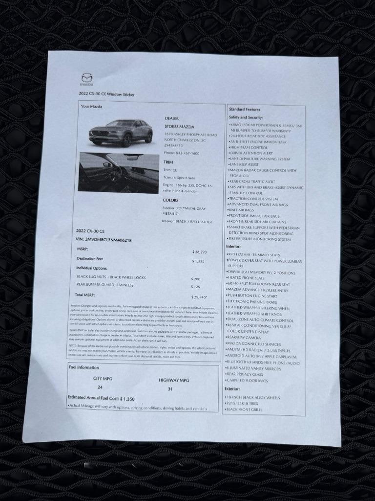 2022 Mazda CX-30 Carbon Edition - Photo 35